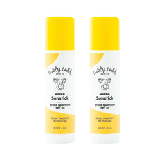 Tubby Todd Mineral Sunstick, Broad Spectrum SPF 30 Sunscreen for Kids