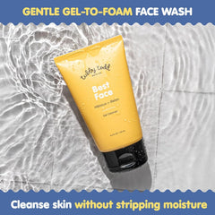 TUBBY TODD Kids Face Wash, Gel-to-Foam Facial Cleanser