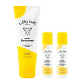 Tubby Todd Face and Body Mineral Sunscreen Kit for Baby, Toddler and Kids