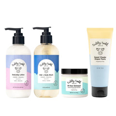 Tubby Todd Baby Bath and Skincare Kit, The Baby Bundle Gift Set