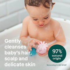 ATTITUDE Baby 2-in-1 Shampoo & Body Wash, EWG Verified, Dermatologically Tested, Vegan, Pear Nectar Scent, 16 Fl Oz