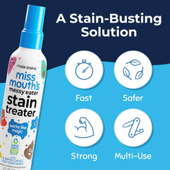 Miss Mouth's Messy Eater Stain Treater, Laundry Stain Remover, 4 Oz, 2 Pack
