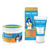 Triple Paste Diaper Rash Cream Bundle, 8 oz Tub & 3 oz Tube