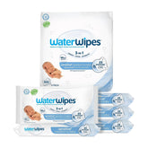 WaterWipes Sensitive+ Newborn & Baby Wipes, 3-In-1 Cleans, Cares, Protects, 99.9% Water, Unscented & Hypoallergenic, 300 Count (5 Packs)