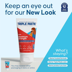 Triple Paste 3X Max Strength Diaper Rash Ointment, 40% Zinc Oxide, 6 oz