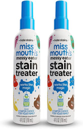 Miss Mouth's Messy Eater Stain Treater, Laundry Stain Remover, 4 Oz, 2 Pack