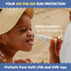 Tubby Todd Mineral Sunstick, Broad Spectrum SPF 30 Sunscreen for Kids