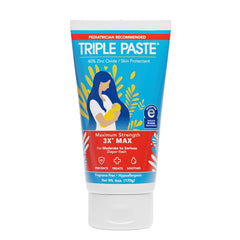 Triple Paste 3X Max Strength Diaper Rash Ointment, 40% Zinc Oxide, 6 oz