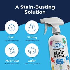 Miss Mouth's Messy Eater Stain Treater Spray, Laundry Stain Remover, 16 Oz
