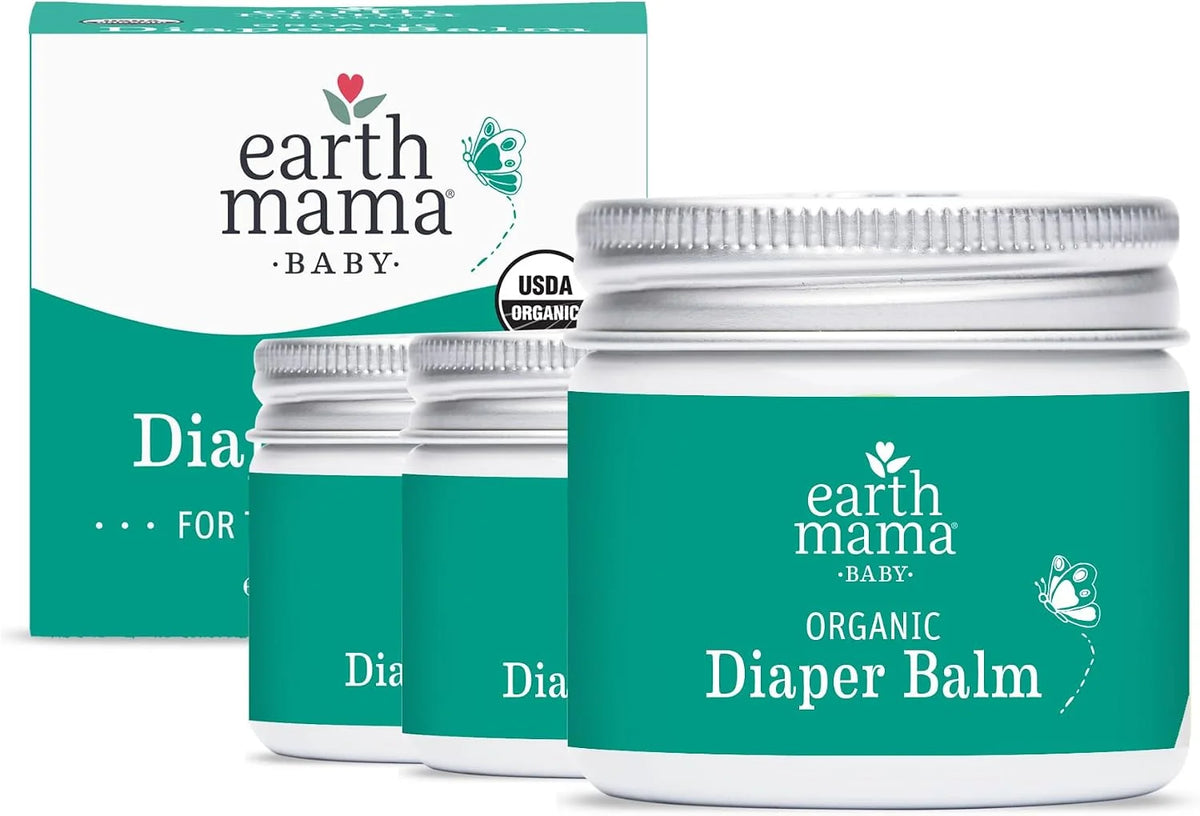Earth Mama - Organic Diaper Balm - 2-Ounce (3-Pack)