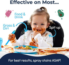 Miss Mouth’s Messy Eater Stain Treater Spray - Stain Remover - Newborn & Baby Essentials - 2-Pack of 16oz Stain Remover