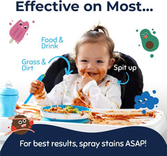 Miss Mouth's Messy Eater Stain Treater Kit, 2 Sprays & 16 Oz Refill