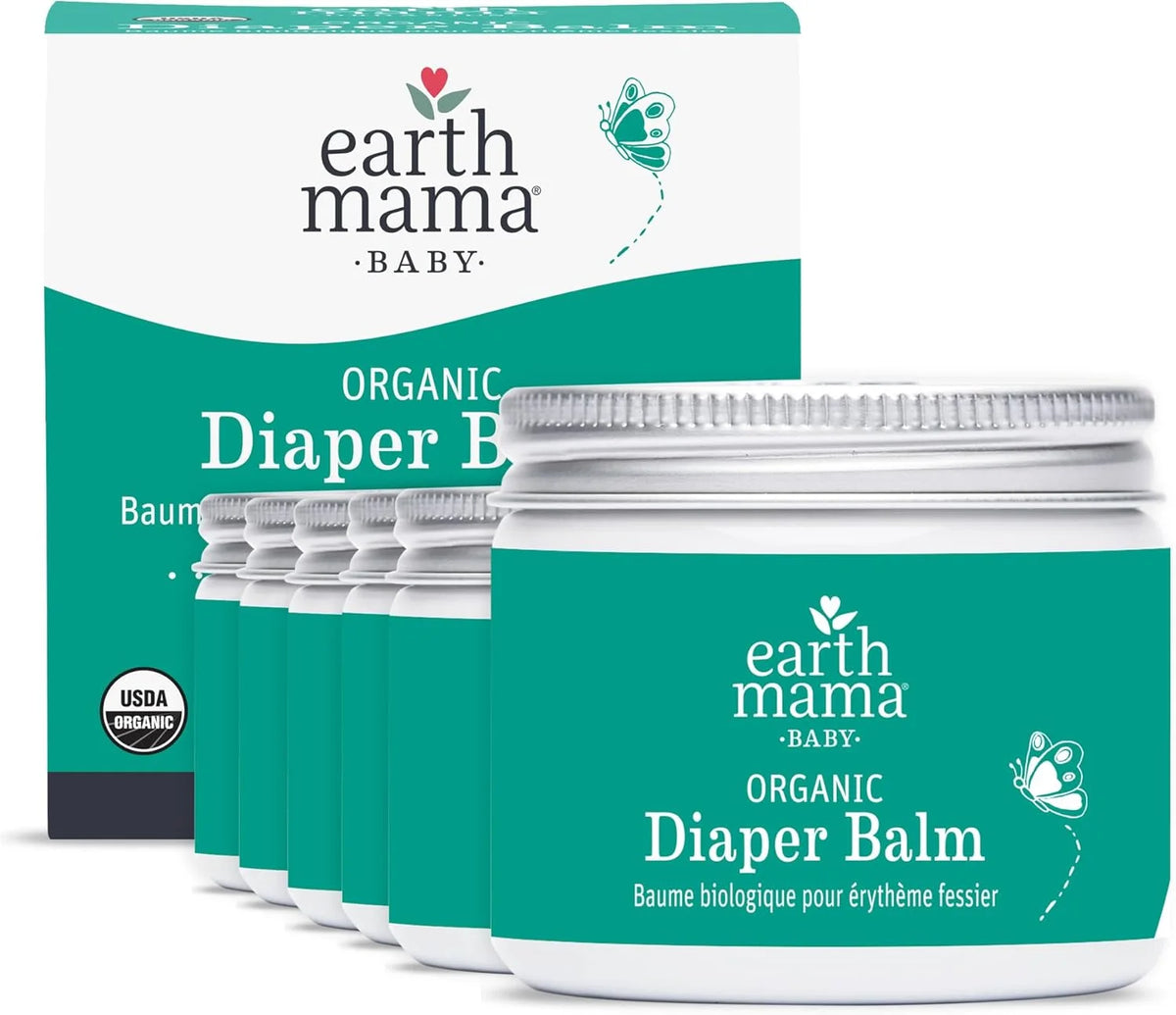 Earth Mama - Organic Economy Size Diaper Balm - 4 fl oz (6 Pack)