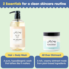 Tubby Todd's Baby Body Wash and All Over Ointment Eczema Set