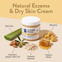 ECZEMA HONEY Original Skin-Soothing Cream for Dry Itchy Skin (4 Oz)