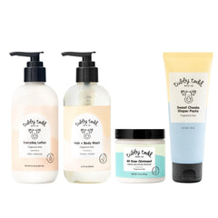 Tubby Todd Baby Bath and Skincare Kit, The Baby Bundle Gift Set