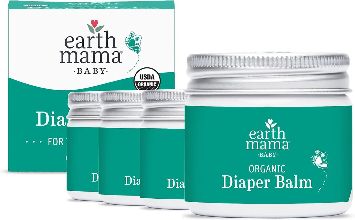 Earth Mama - Organic Diaper Balm - 2-Ounce (4-Pack)