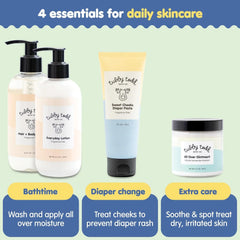Tubby Todd Baby Bath and Skincare Kit, The Baby Bundle Gift Set