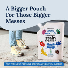 Miss Mouth's Messy Eater Stain Treater - 32oz Refill - Newborn & Baby Essentials - No Dry Cleaning Food, Grease, Coffee Off Laundry, Underwear, Fabric