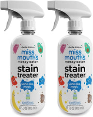 Miss Mouth’s Messy Eater Stain Treater Spray - Stain Remover - Newborn & Baby Essentials - 2-Pack of 16oz Stain Remover