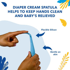 Triple Paste Diaper Rash Cream & Baby Spatula Bundle, 16 oz