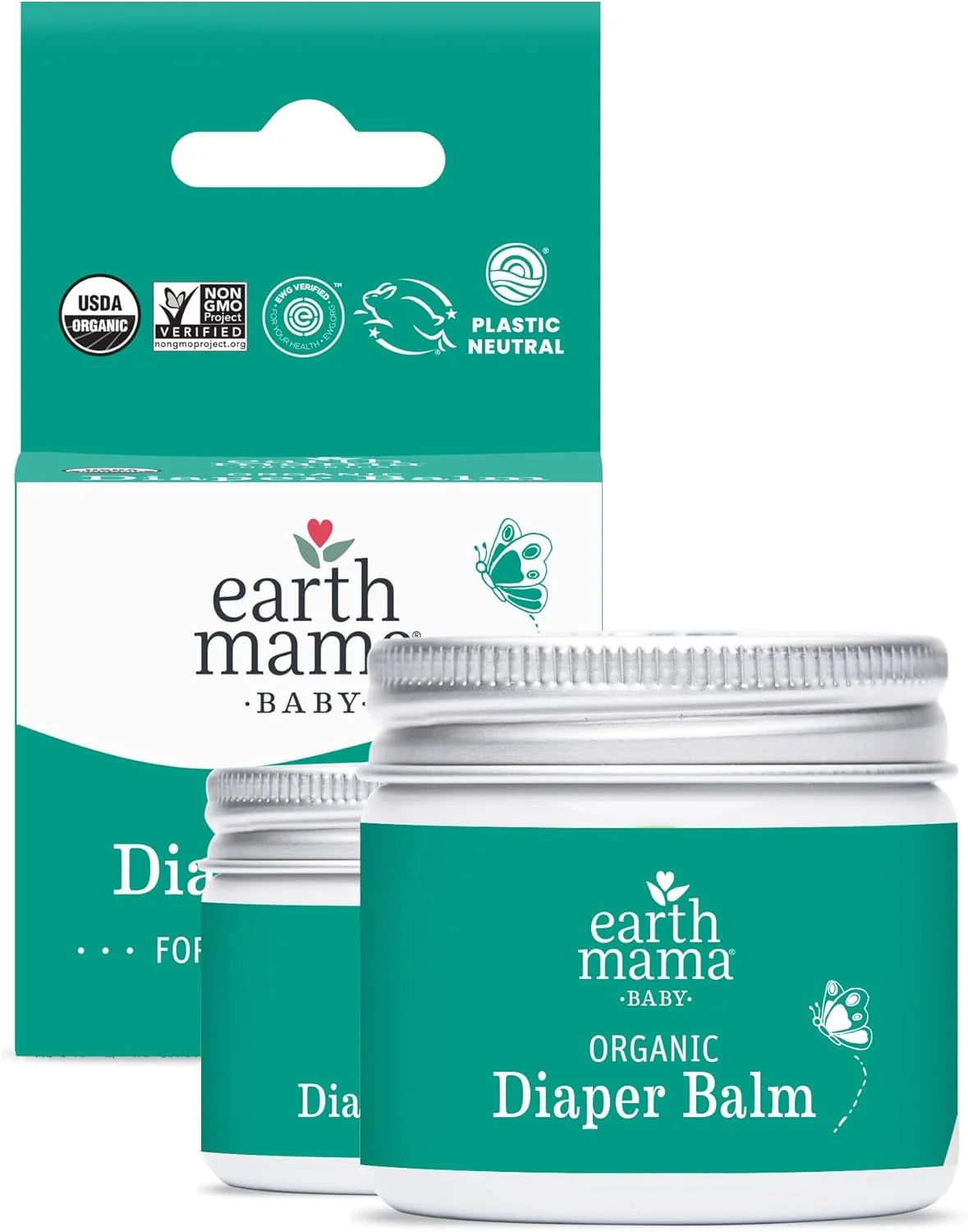 Earth Mama - Organic Diaper Balm - 2-Ounce (2-Pack)