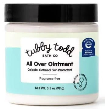 Tubby-Todd All Over Ointment, Fragrance Free, 3.5 oz, Jar, Pack 1