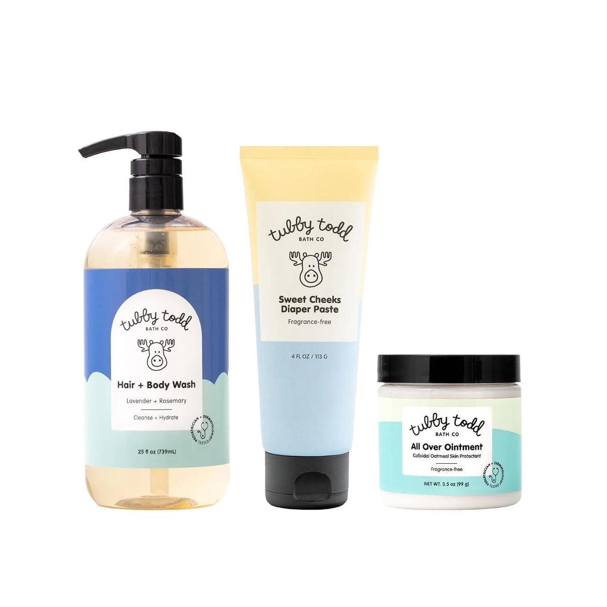 Tubby Todd Baby Bundle Newborn Skin Care Set