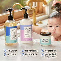 TUBBY TODD 3-Step Baby Bath and Skincare Routine, The Regulars Bundle
